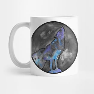 Galaxy Wolf Mug